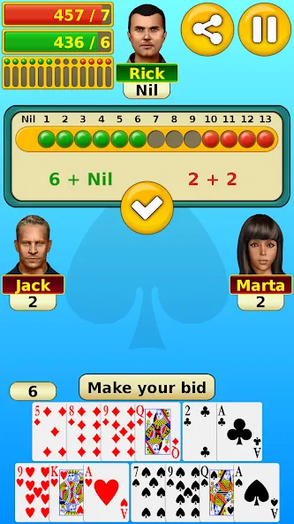 Spades [МОД: Меню, Бесконечные монеты и Открытые уровни] Screenshot 1
