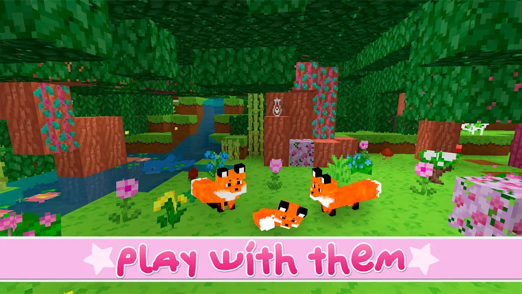 Kawaii World - Craft and Build (Кавайи Ворлд) [МОД: Много денег, Монет и Все открыто] Screenshot 2