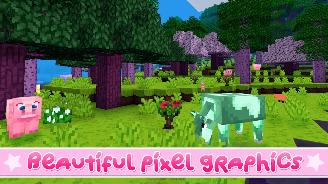 Kawaii World - Craft and Build (Кавайи Ворлд) [МОД: Много денег, Монет и Все открыто] Screenshot 4