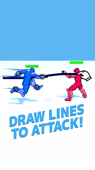 Draw Action: Freestyle Fight (Дроу Экшн) [МОД: Бесконечные деньги, Монеты и Мега MOD] Screenshot 1