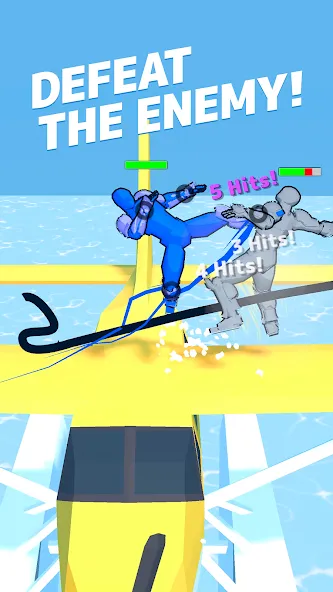 Draw Action: Freestyle Fight (Дроу Экшн) [МОД: Бесконечные деньги, Монеты и Мега MOD] Screenshot 2