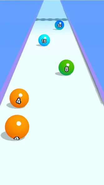 Ball Run 2048: merge number (Бол Ран 2048) [МОД: Деньги, Монеты и Меню MOD] Screenshot 1