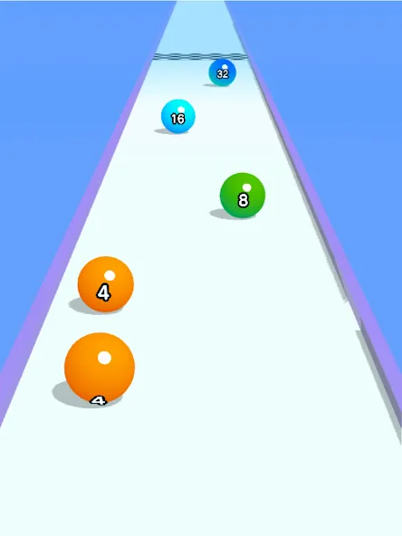 Ball Run 2048: merge number (Бол Ран 2048) [МОД: Деньги, Монеты и Меню MOD] Screenshot 5