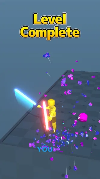 Block Gladiator 3D: sword duel (Блок Гладиатор 3D) [МОД: Деньги, Монеты и Меню MOD] Screenshot 2