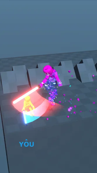 Block Gladiator 3D: sword duel (Блок Гладиатор 3D) [МОД: Деньги, Монеты и Меню MOD] Screenshot 3