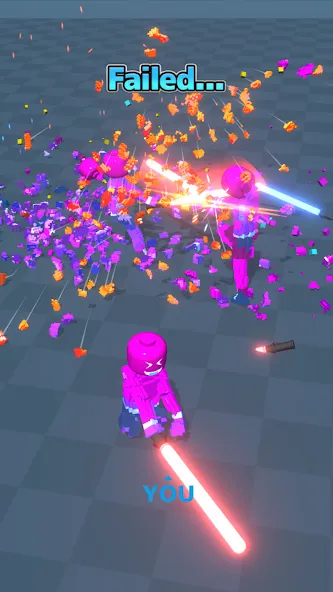 Block Gladiator 3D: sword duel (Блок Гладиатор 3D) [МОД: Деньги, Монеты и Меню MOD] Screenshot 4