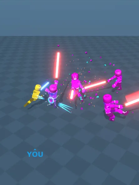 Block Gladiator 3D: sword duel (Блок Гладиатор 3D) [МОД: Деньги, Монеты и Меню MOD] Screenshot 5