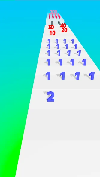 Number Master: Run and merge (Намбер Мастер) [МОД: Меню, Бесконечные монеты и Открытые уровни] Screenshot 1