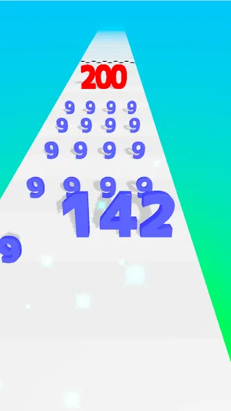 Number Master: Run and merge (Намбер Мастер) [МОД: Меню, Бесконечные монеты и Открытые уровни] Screenshot 2