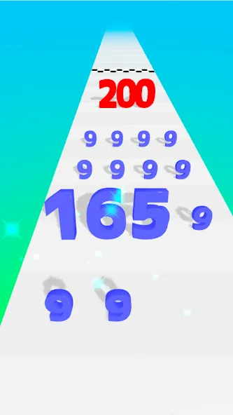 Number Master: Run and merge (Намбер Мастер) [МОД: Меню, Бесконечные монеты и Открытые уровни] Screenshot 4