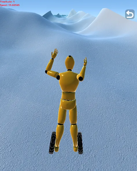 Mannequin Downhill (Мэнекен Даунхилл) [МОД: Бесконечные деньги, Монеты и Мега MOD] Screenshot 1