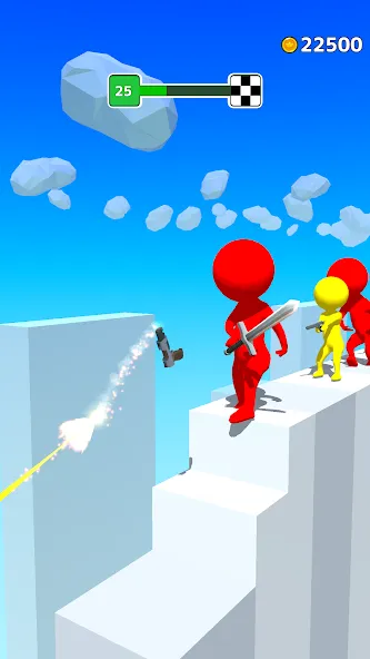 Gun Sprint (Ган Спринт) [МОД: Бесконечные деньги, Монеты и Мега MOD] Screenshot 2
