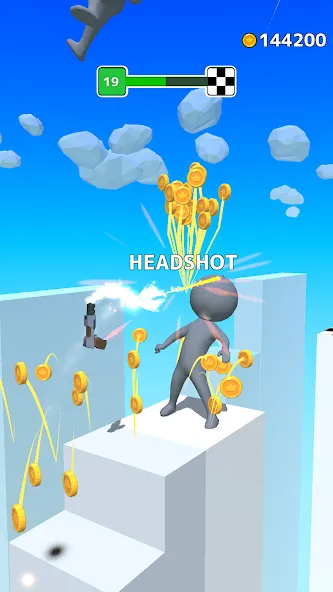 Gun Sprint (Ган Спринт) [МОД: Бесконечные деньги, Монеты и Мега MOD] Screenshot 3
