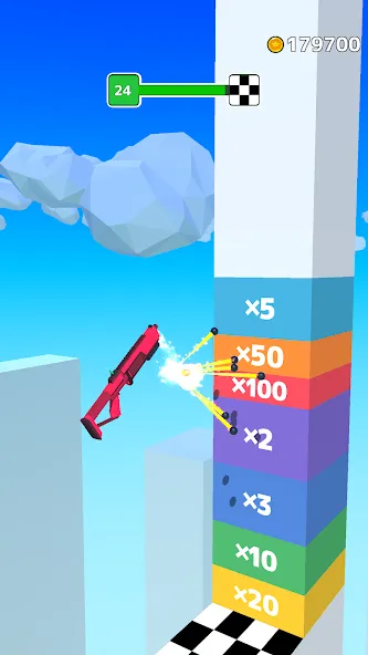 Gun Sprint (Ган Спринт) [МОД: Бесконечные деньги, Монеты и Мега MOD] Screenshot 5