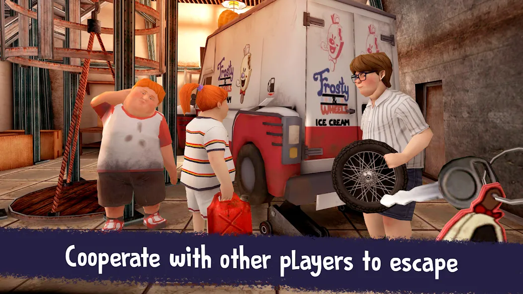 Ice Scream United: Multiplayer (Айс Скрим Юнайтед) [МОД: Много монет, Открытые уровни и Мега MOD] Screenshot 1