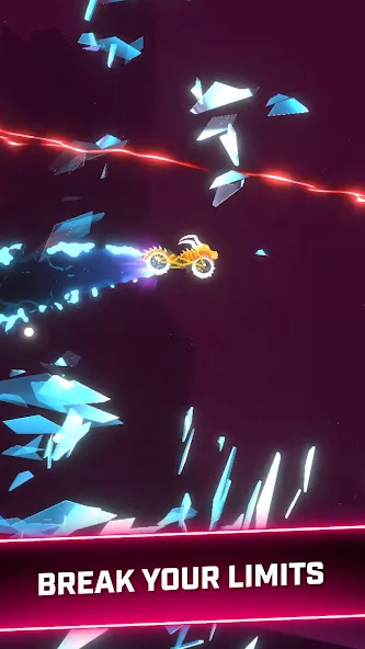 Rider Worlds - Neon Bike Races (Райдер Ворлдс) [МОД: Все открыто, Дополнительные деньги и Меню MOD] Screenshot 1