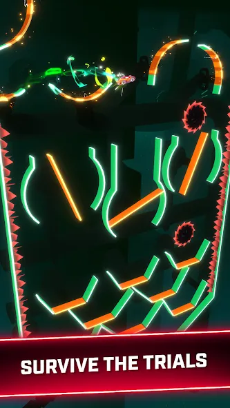 Rider Worlds - Neon Bike Races (Райдер Ворлдс) [МОД: Все открыто, Дополнительные деньги и Меню MOD] Screenshot 2