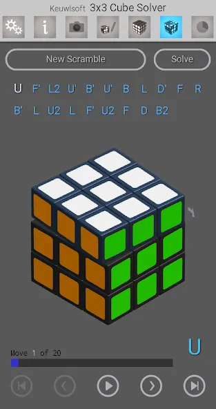 3×3 Cube Solver (х3 кубик решатель) [MOD: Много монет/Энергии] - Скриншот 4