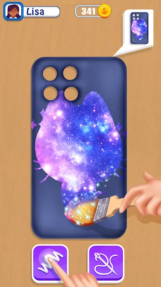 Phone Case DIY Mobile Games [МОД: Меню, Бесконечные монеты и Открытые уровни] Screenshot 2