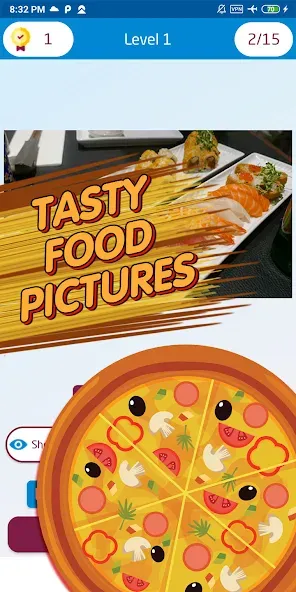 Guess food games [МОД: Много монет, Открытые уровни и Мега MOD] Screenshot 4
