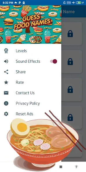 Guess food games [МОД: Много монет, Открытые уровни и Мега MOD] Screenshot 5