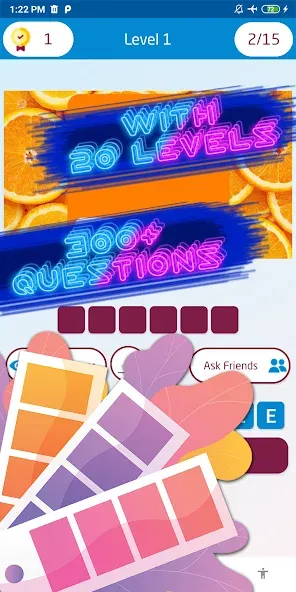Guess the color game [МОД: Много денег, Монет и Все открыто] Screenshot 3
