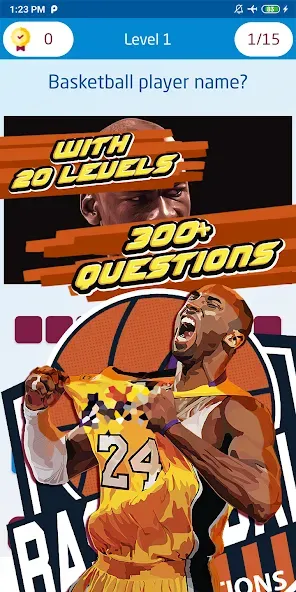 basketball player quiz [МОД: Деньги, Монеты и Меню MOD] Screenshot 3
