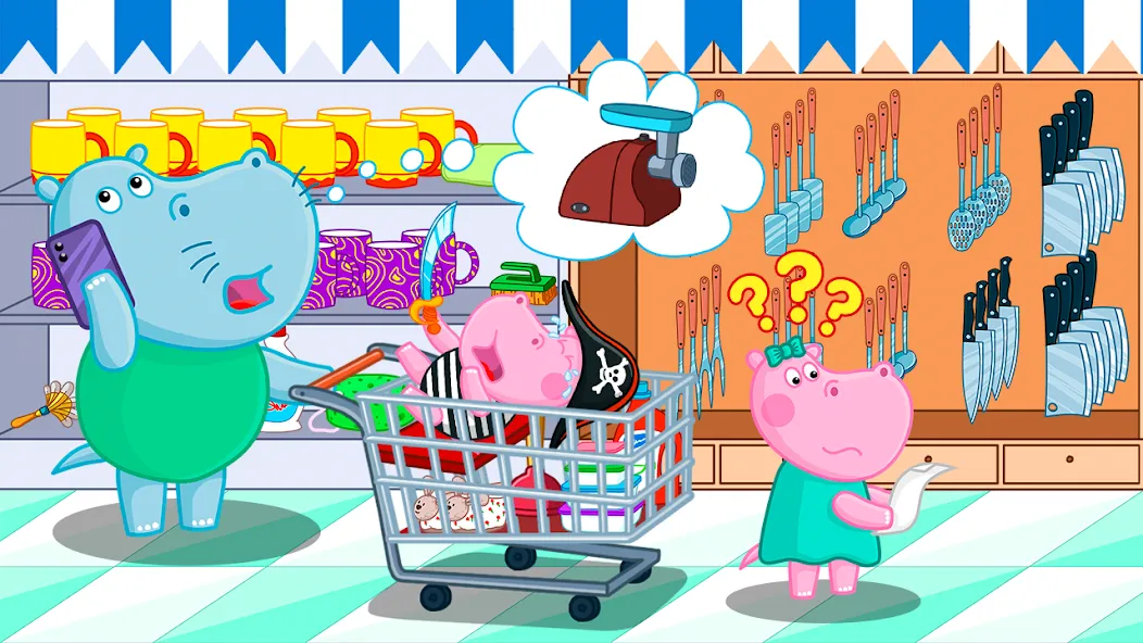Supermarket: Shopping Games [МОД: Деньги, Монеты и Меню MOD] Screenshot 2