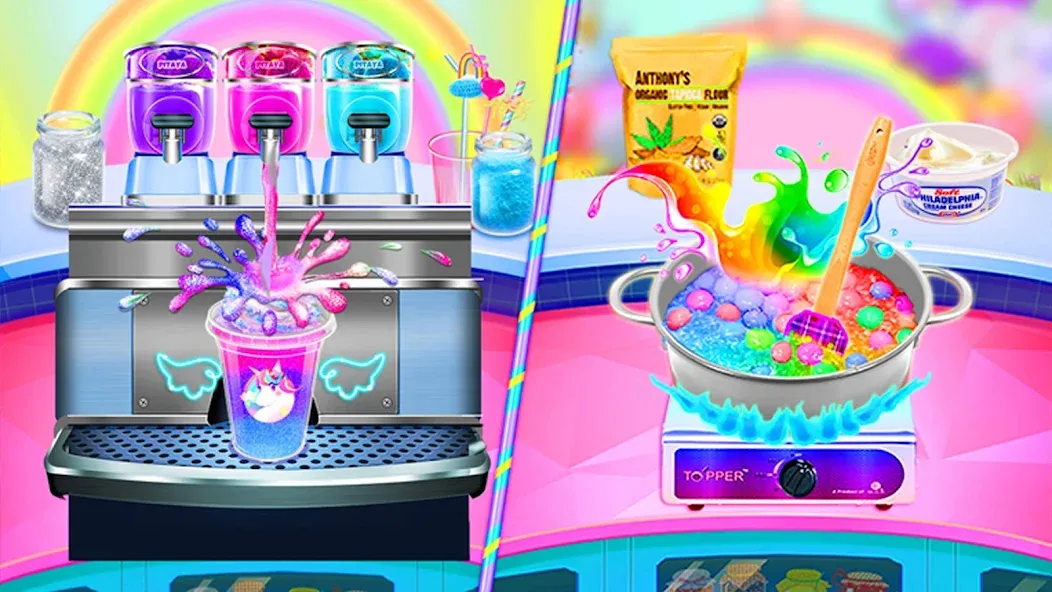 Ice Cream Games: Rainbow Maker (Айс Крем Геймс) [МОД: Все открыто, Дополнительные деньги и Меню MOD] Screenshot 4