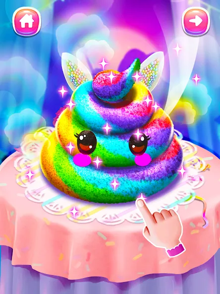 Girl Games: Unicorn Cooking [МОД: Много денег, Монет и Все открыто] Screenshot 4