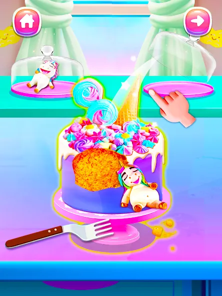 Girl Games: Unicorn Cooking [МОД: Много денег, Монет и Все открыто] Screenshot 5