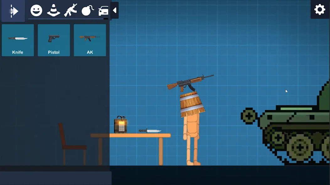 Peach Play: Ragdoll Sandbox (Пич Плей) [МОД: Деньги, Монеты и Меню MOD] Screenshot 1