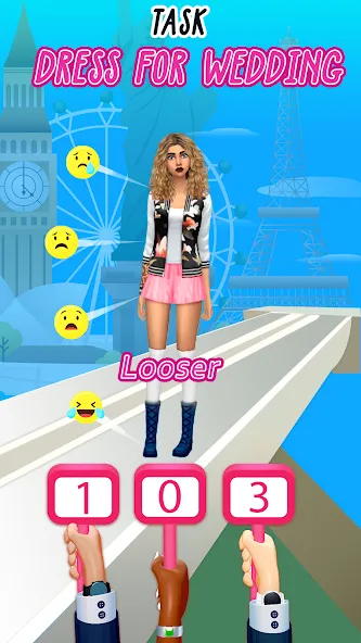 Fashion Battle - Girl Dress Up [МОД: Все открыто, Дополнительные деньги и Меню MOD] Screenshot 3