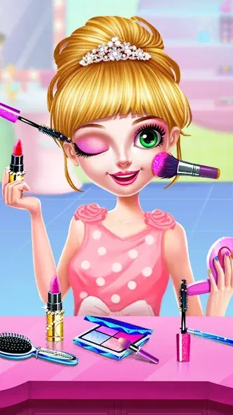 Princess Makeup Salon [МОД: Деньги, Монеты и Меню MOD] Screenshot 2