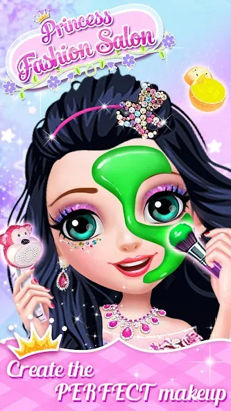Princess Makeup Salon [МОД: Деньги, Монеты и Меню MOD] Screenshot 5