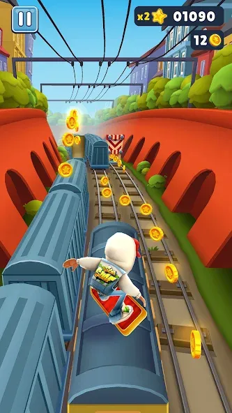 Subway Surfers (абвей Серферс) [МОД: Деньги, Монеты и Меню MOD] Screenshot 2