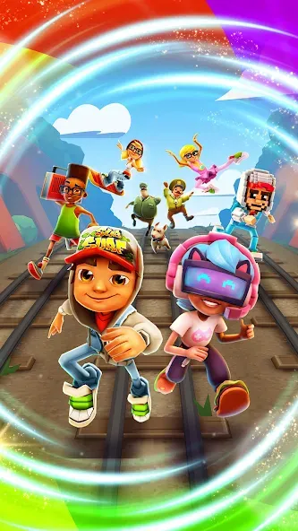 Subway Surfers (абвей Серферс) [МОД: Деньги, Монеты и Меню MOD] Screenshot 5
