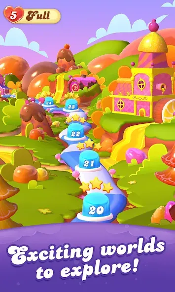 Candy Crush Friends Saga (Кенди Краш Френдс Сага) [МОД: Все открыто, Дополнительные деньги и Меню MOD] Screenshot 4
