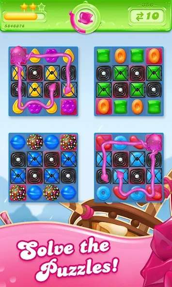 Candy Crush Jelly Saga (Кенди Краш Джелли Сага) [МОД: Деньги, Монеты и Меню MOD] Screenshot 4