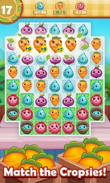 Farm Heroes Saga (Фарм Хероус Сага) [МОД: Много монет, Открытые уровни и Мега MOD] Screenshot 2
