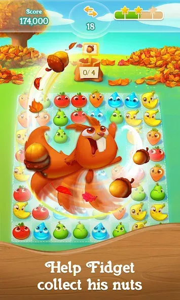 Farm Heroes Super Saga (Фарм Хероес Супер Сага) [МОД: Много монет, Открытые уровни и Мега MOD] Screenshot 2