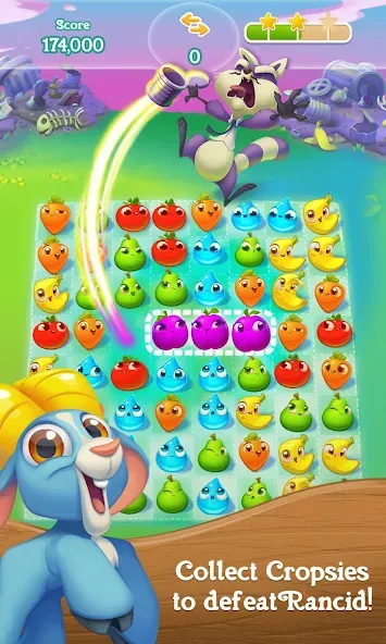 Farm Heroes Super Saga (Фарм Хероес Супер Сага) [МОД: Много монет, Открытые уровни и Мега MOD] Screenshot 3