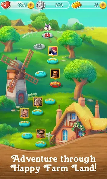 Farm Heroes Super Saga (Фарм Хероес Супер Сага) [МОД: Много монет, Открытые уровни и Мега MOD] Screenshot 4