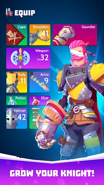 Knighthood - RPG Knights (Найтхуд) [МОД: Бесконечные деньги, Монеты и Мега MOD] Screenshot 3