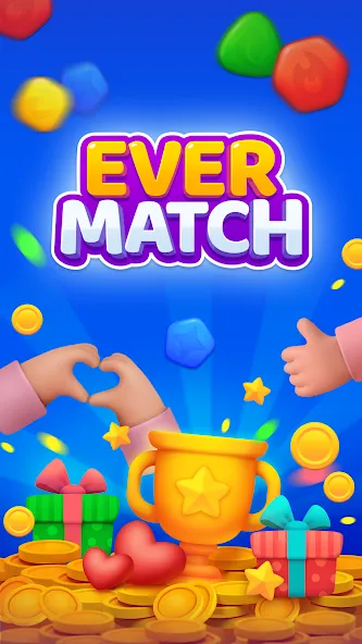 EverMatch 3 Game (ЭверМатч 3 Игра) [МОД: Меню, Бесконечные монеты и Открытые уровни] Screenshot 1