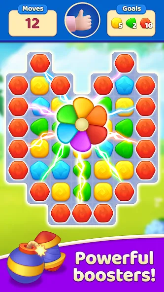 EverMatch 3 Game (ЭверМатч 3 Игра) [МОД: Меню, Бесконечные монеты и Открытые уровни] Screenshot 3