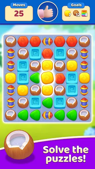EverMatch 3 Game (ЭверМатч 3 Игра) [МОД: Меню, Бесконечные монеты и Открытые уровни] Screenshot 4