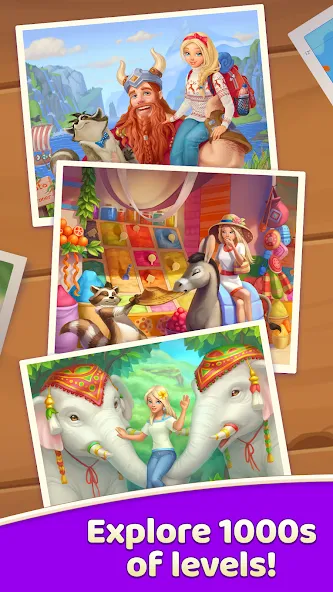 EverMatch 3 Game (ЭверМатч 3 Игра) [МОД: Меню, Бесконечные монеты и Открытые уровни] Screenshot 5