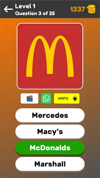 Logo Game: Multiple Choice [МОД: Много денег, Монет и Все открыто] Screenshot 3