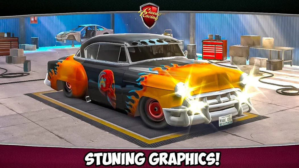 Classic Drag Racing Car Game (Классическая игра на гонках драгрейсинга) [МОД: Деньги, Монеты и Меню MOD] Screenshot 2